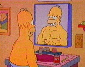 Homer Simpson Mirror